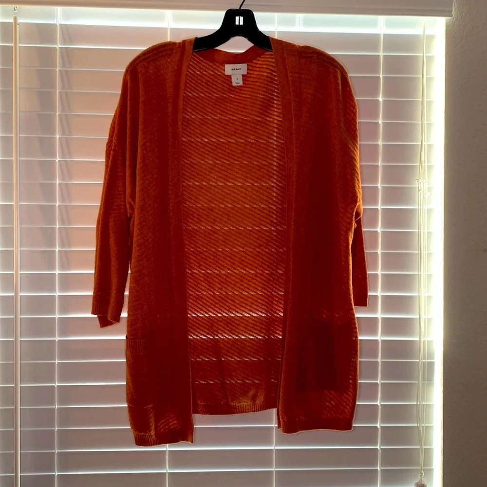 Cozy, three quarter sleeve cardigan. - Picture 1 of 2